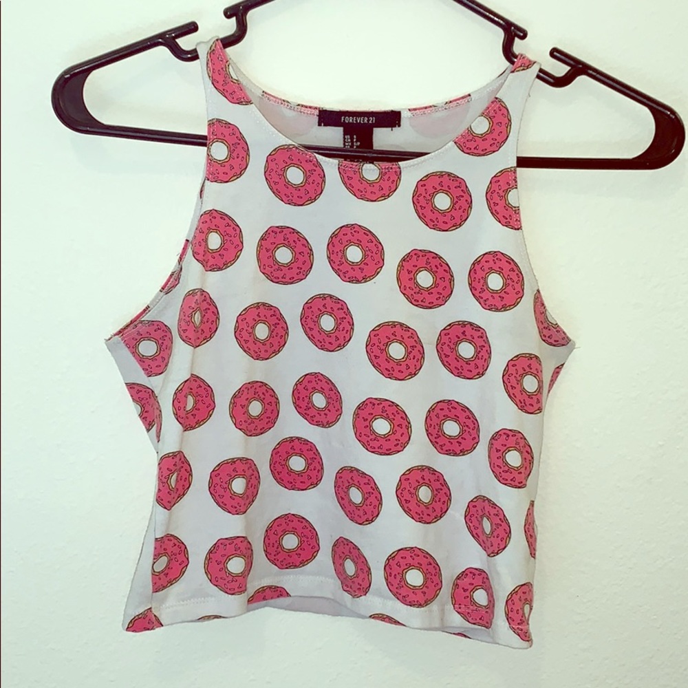 Forever 21 Donut Crop Top S